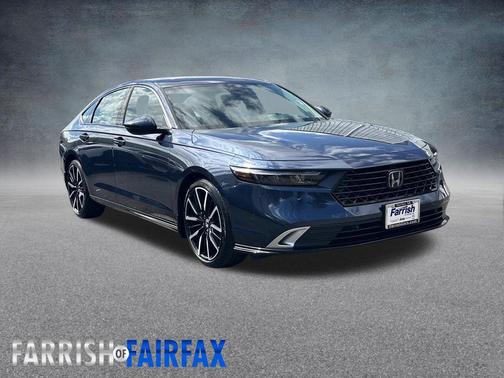 Blue Metallic 2025 Honda Accord Hybrid Touring