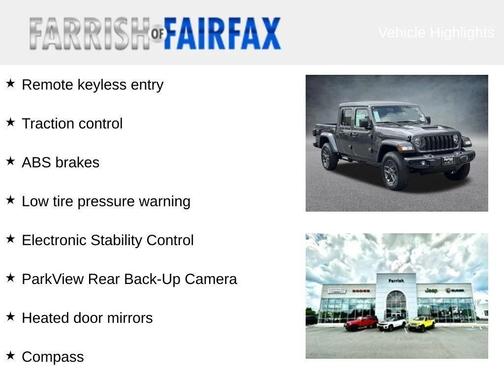 2025 Jeep Gladiator Sport S