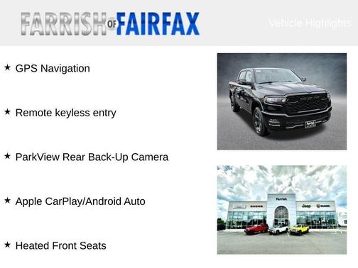 2026 RAM 1500 Big Horn/Lone Star