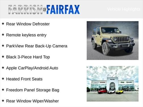2025 Jeep Wrangler Sport S