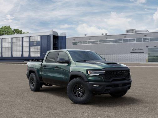 Serrano-Green Metallic Exterior Paint 2026 RAM 1500 RHO Crew Cab 4x4 5'7' Box
