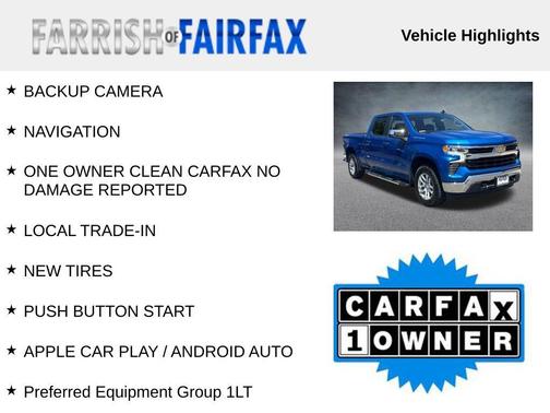 Glacier Blue Metallic 2022 Chevrolet Silverado 1500 LT