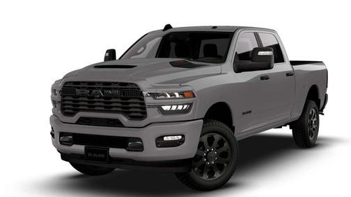 Ceramic Gray Clearcoat 2026 RAM 2500 Big Horn Crew Cab 4x4 6'4' Box