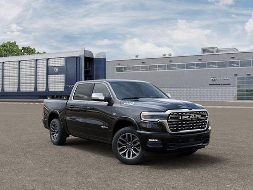 Diamond Black Crystal Pearl-Coat Exterior Paint 2026 RAM 1500 Longhorn