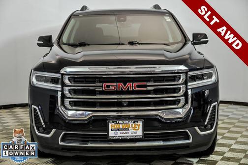 Midnight Blue Metallic 2021 GMC Acadia AWD SLT