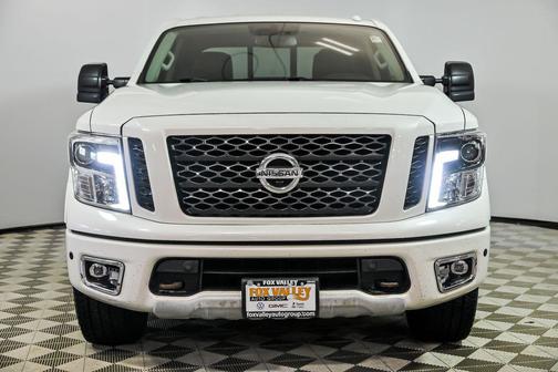 Pearl White Metallic 2019 Nissan Titan PRO-4X