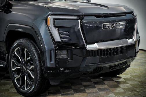 Deep Ocean Metallic 2025 GMC Sierra EV Extended Range Denali