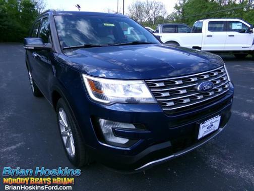 Blue Jeans Metallic 2017 Ford Explorer Limited