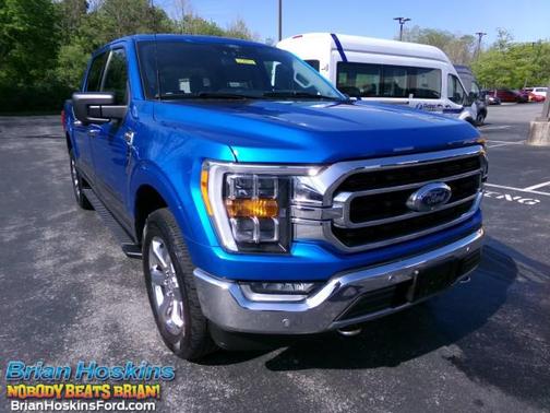 Velocity Blue Metallic 2021 Ford F-150 XLT