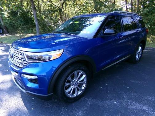 Atlas Blue Metallic 2021 Ford Explorer Limited