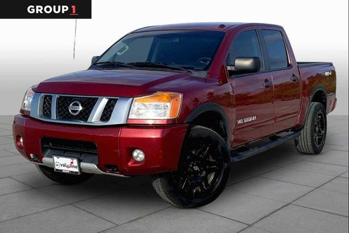 Cayenne Red 2015 Nissan Titan PRO-4X