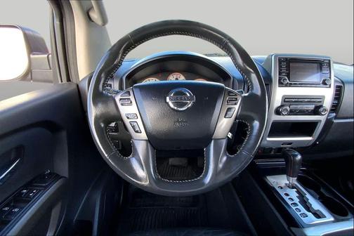 Cayenne Red 2015 Nissan Titan PRO-4X