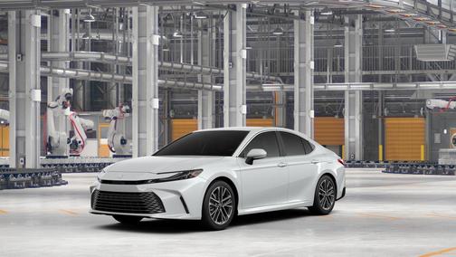 White 2026 Toyota Camry XLE