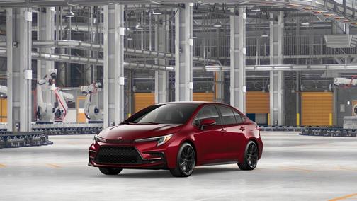 Red 2026 Toyota Corolla SE
