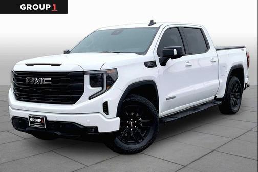 Summit White 2025 GMC Sierra 1500 Elevation