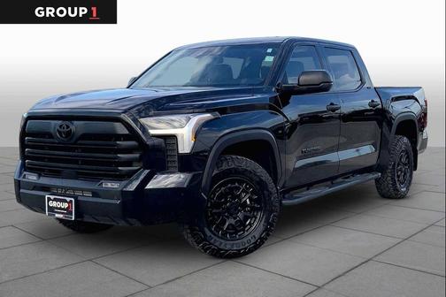 Midnight Black Metallic 2025 Toyota Tundra SR5