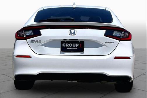 Platinum White Pearl 2025 Honda Civic Sport