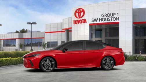 Supersonic Red w/Midnight Black Metallic Roof 2026 Toyota Camry XSE