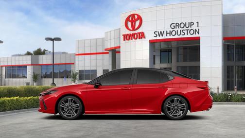 Supersonic Red w/Midnight Black Metallic Roof 2026 Toyota Camry XSE