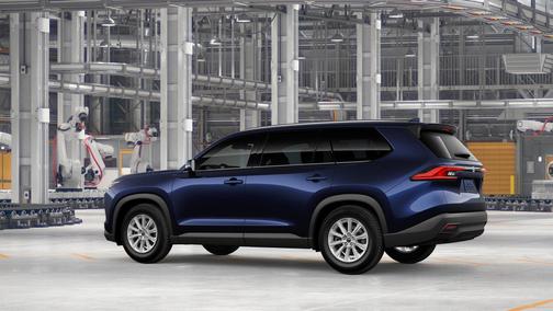 Blue 2026 Toyota Grand Highlander XLE
