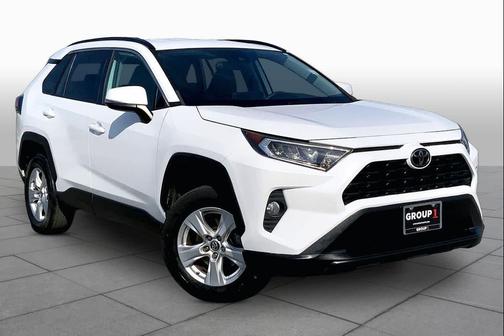 Super White 2021 Toyota RAV4 XLE