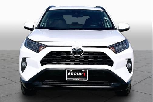 Super White 2021 Toyota RAV4 XLE