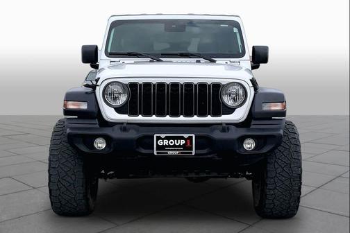 Bright White Clearcoat 2024 Jeep Wrangler Sport S