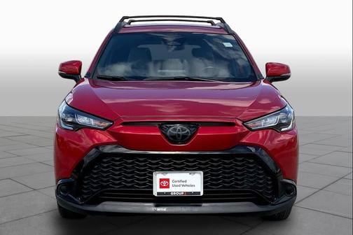 Barcelona Red Metallic 2024 Toyota Corolla Hybrid SE