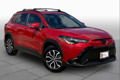 Barcelona Red Metallic 2024 Toyota Corolla Hybrid SE