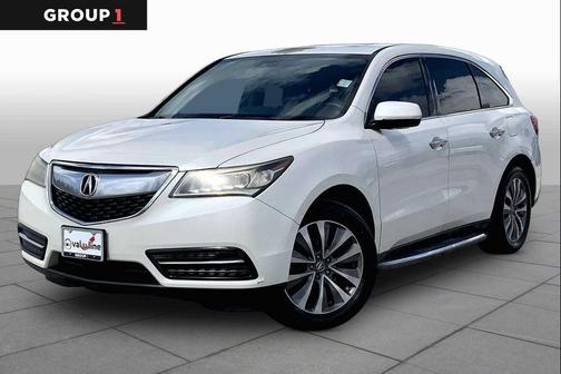 White Diamond Pearl 2014 Acura MDX 3.5L