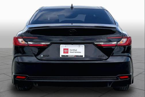 Midnight Black Metallic 2025 Toyota Camry SE