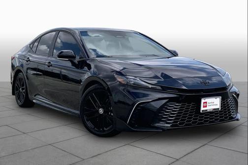 Midnight Black Metallic 2025 Toyota Camry SE