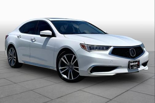 Platinum White Pearl 2020 Acura TLX Technology