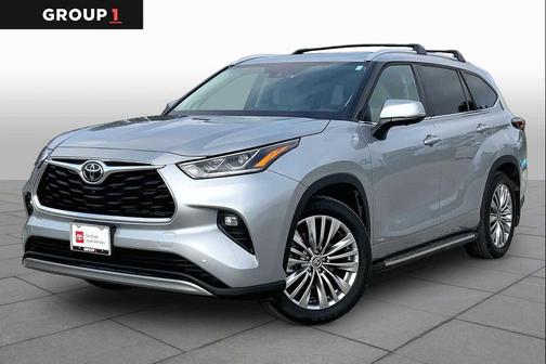 Celestial Silver Metallic 2025 Toyota Highlander Hybrid Platinum