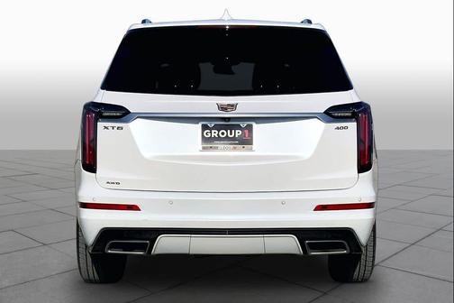 Crystal White Tricoat 2025 Cadillac XT6 Sport AWD
