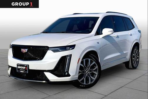 Crystal White Tricoat 2025 Cadillac XT6 Sport AWD