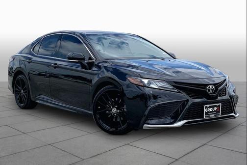 Midnight Black Metallic 2021 Toyota Camry XSE