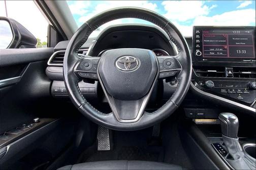 Midnight Black Metallic 2021 Toyota Camry XSE