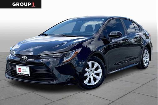 Midnight Black Metallic 2025 Toyota Corolla LE