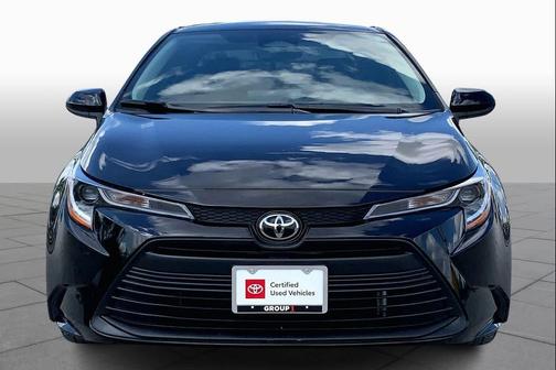 Midnight Black Metallic 2025 Toyota Corolla LE
