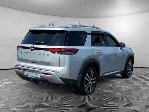 Brilliant Silver Metallic 2025 Nissan Pathfinder Platinum 4WD