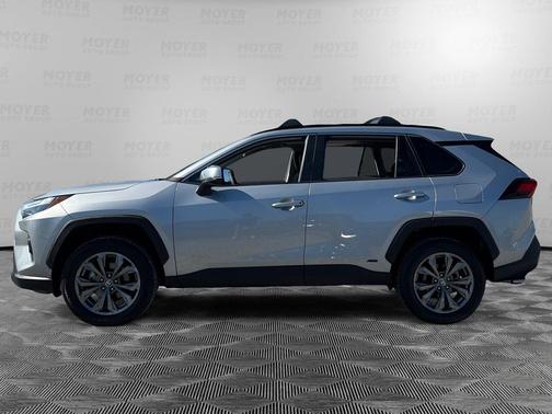 Silver Sky Metallic 2022 Toyota RAV4 Hybrid XLE Premium