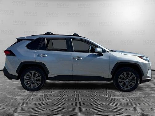 Silver Sky Metallic 2022 Toyota RAV4 Hybrid XLE Premium