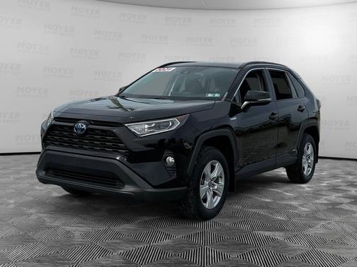 Midnight Black Metallic 2021 Toyota RAV4 Hybrid XLE