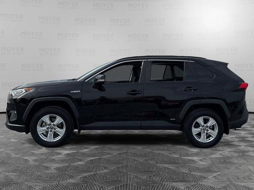 Midnight Black Metallic 2021 Toyota RAV4 Hybrid XLE