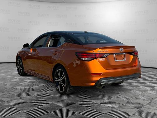 Monarch Orange Metallic/Super Black 2023 Nissan Sentra SR