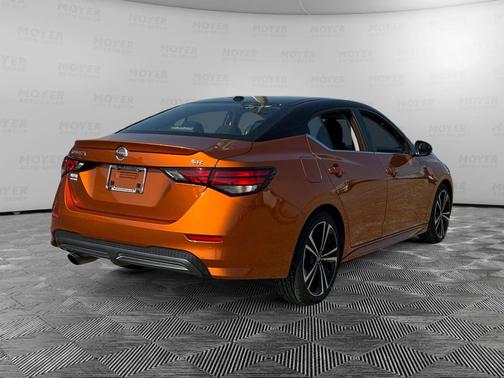 Monarch Orange Metallic/Super Black 2023 Nissan Sentra SR