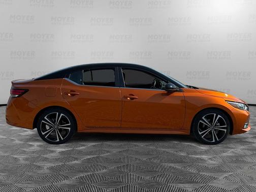 Monarch Orange Metallic/Super Black 2023 Nissan Sentra SR