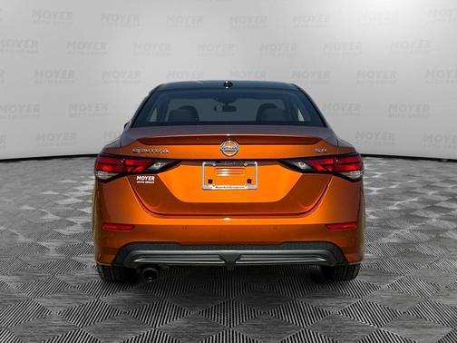 Monarch Orange Metallic/Super Black 2023 Nissan Sentra SR