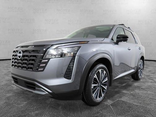 Gun Metallic 2026 Nissan Pathfinder Platinum